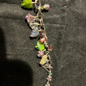 Wine themed Elegant Multicolor Charm Bracelet